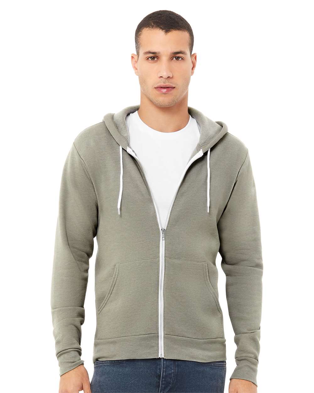 BELLA + CANVAS - Sponge Fleece Full-Zip Hoodie - 3739 - XS - 3XL