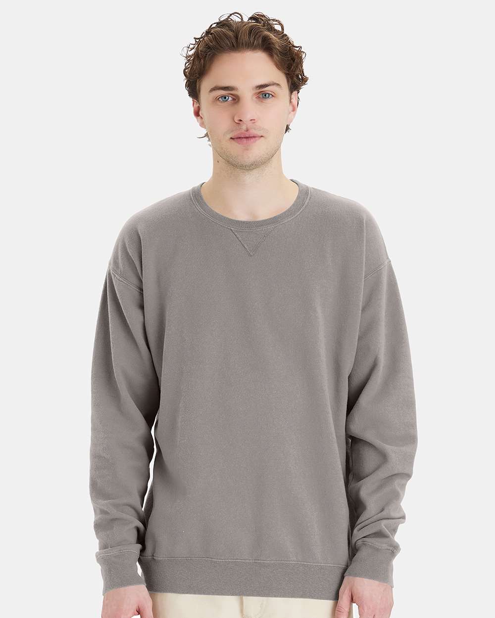 ComfortWash by Hanes - Garment-Dyed Crewneck Sweatshirt - GDH400 - S - 3XL