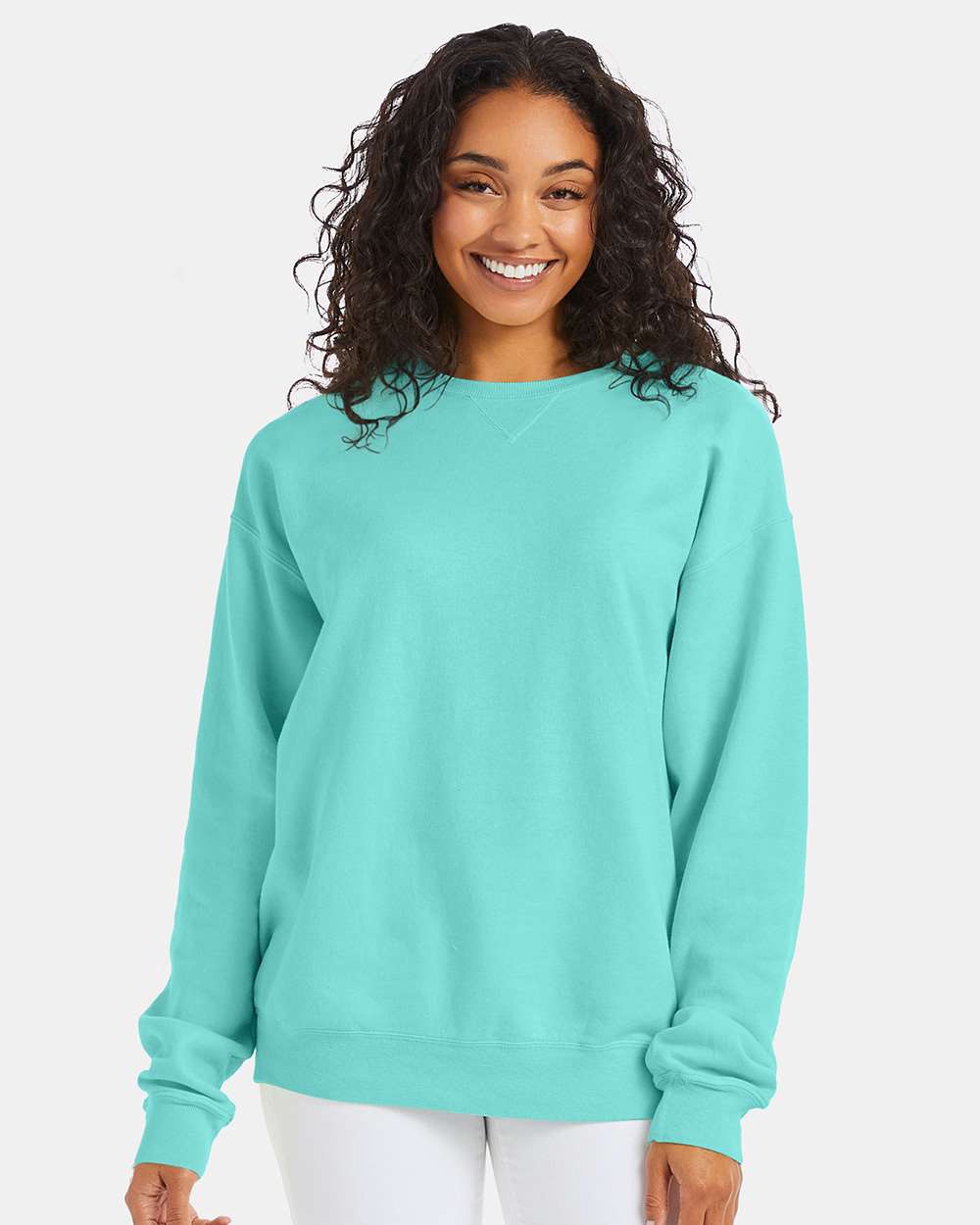 ComfortWash by Hanes - Garment-Dyed Crewneck Sweatshirt - GDH400 - S - 3XL