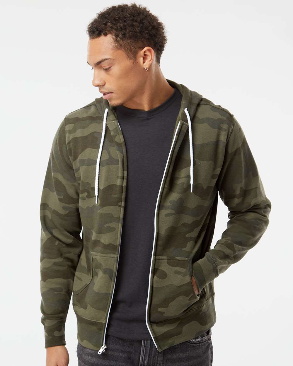 Independent Trading Co. - Lightweight Full-Zip Hooded Sweatshirt - AFX90UNZ - XS - 3XL