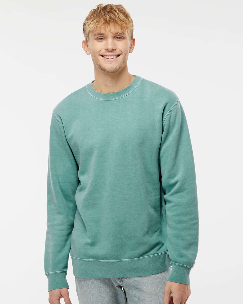 Independent Trading Co. - Midweight Pigment-Dyed Crewneck Sweatshirt - PRM3500 - XS - 3XL