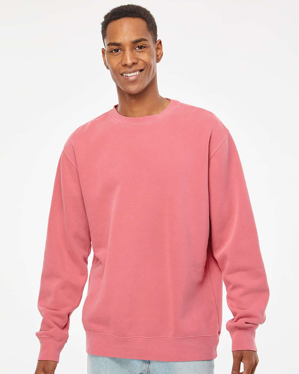 Independent Trading Co. - Midweight Pigment-Dyed Crewneck Sweatshirt - PRM3500 - XS - 3XL