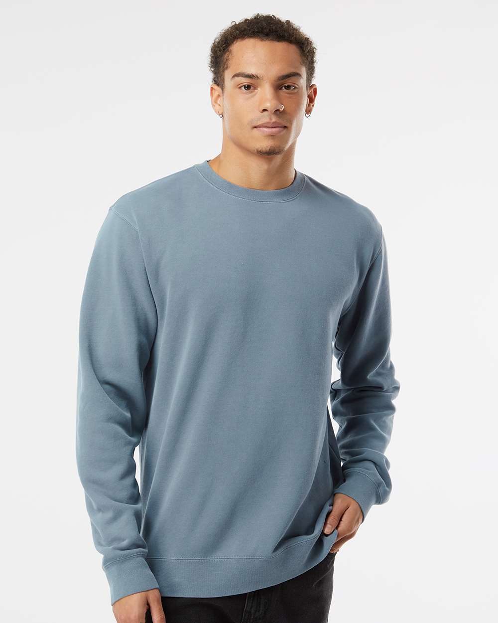 Independent Trading Co. - Midweight Pigment-Dyed Crewneck Sweatshirt - PRM3500 - XS - 3XL