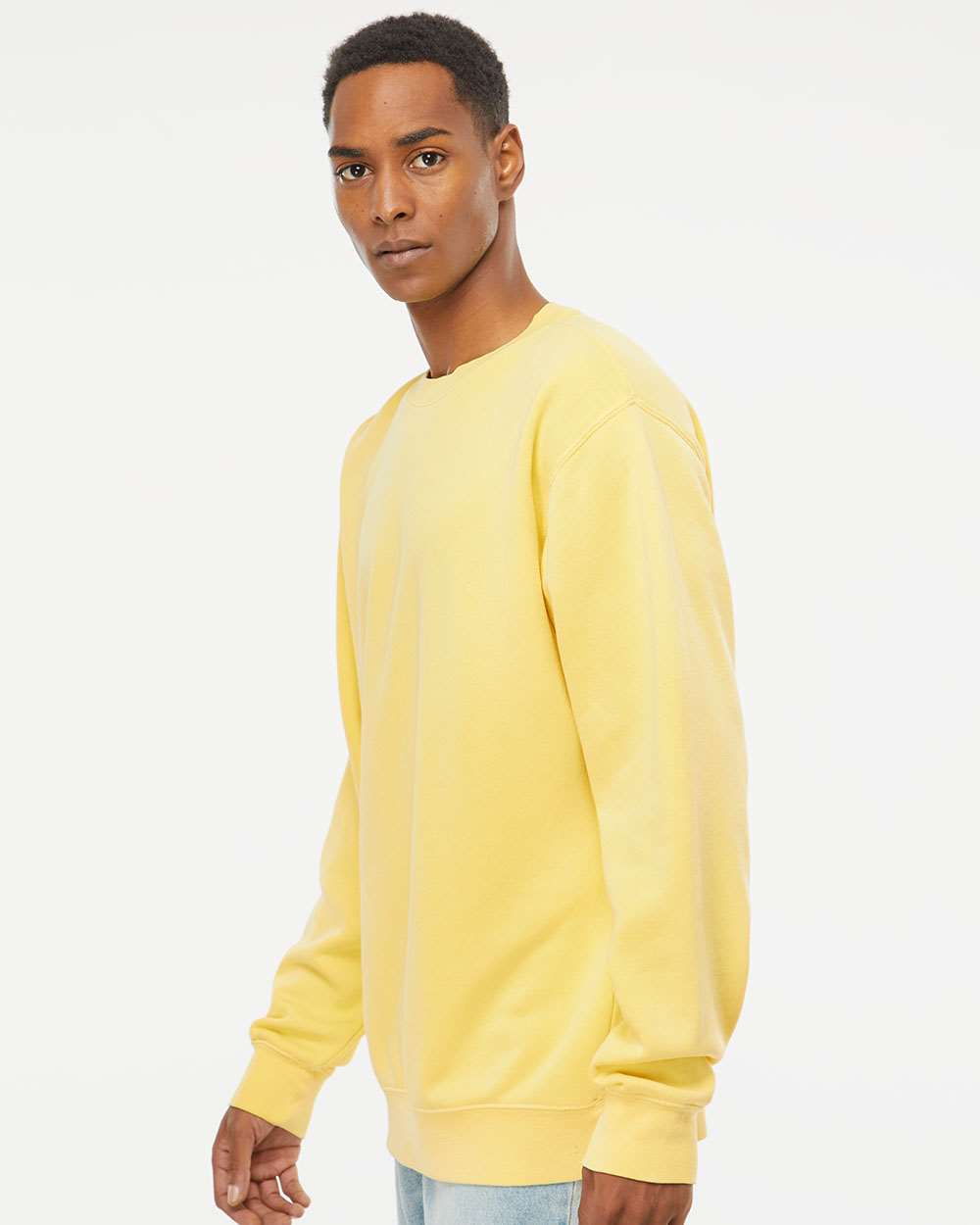 Independent Trading Co. - Midweight Pigment-Dyed Crewneck Sweatshirt - PRM3500 - XS - 3XL