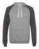 JERZEES - Snow Heather French Terry Raglan Hooded Sweatshirt - 90MR