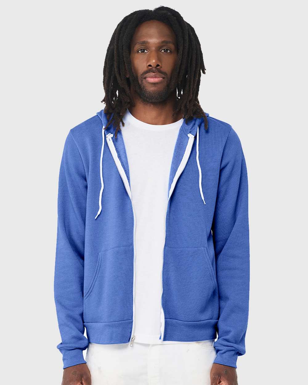 BELLA + CANVAS - Sponge Fleece Full-Zip Hoodie - 3739 - XS - 3XL