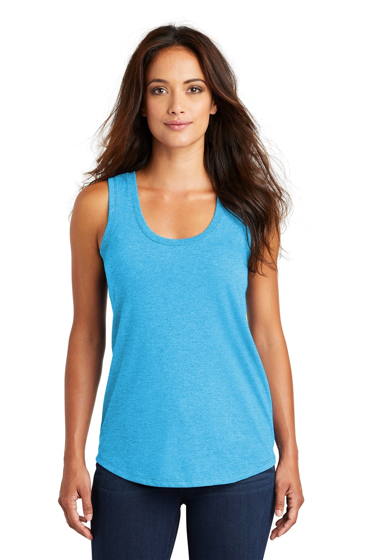 DM138L District Women’s Perfect Tri Racerback Tank XS-4XL