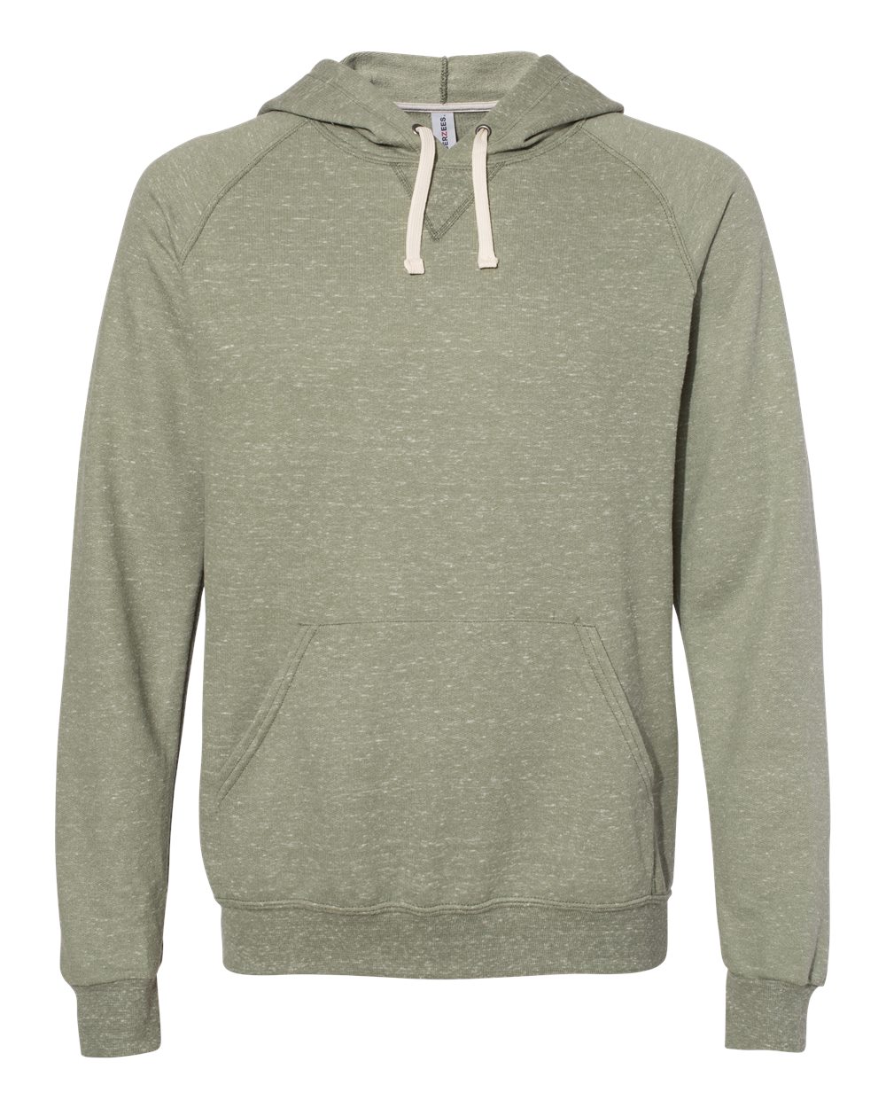 JERZEES - Snow Heather French Terry Raglan Hooded Sweatshirt - 90MR