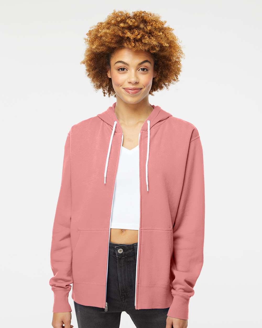 Independent Trading Co. - Lightweight Full-Zip Hooded Sweatshirt - AFX90UNZ - XS - 3XL