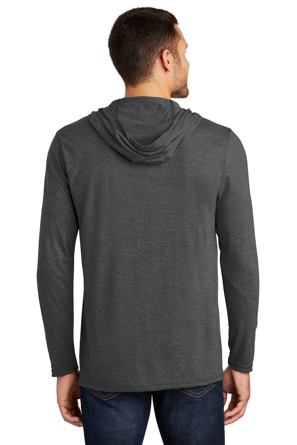 LIGHTWEIGHT - District Perfect Tri Long Sleeve Hoodie - DM139