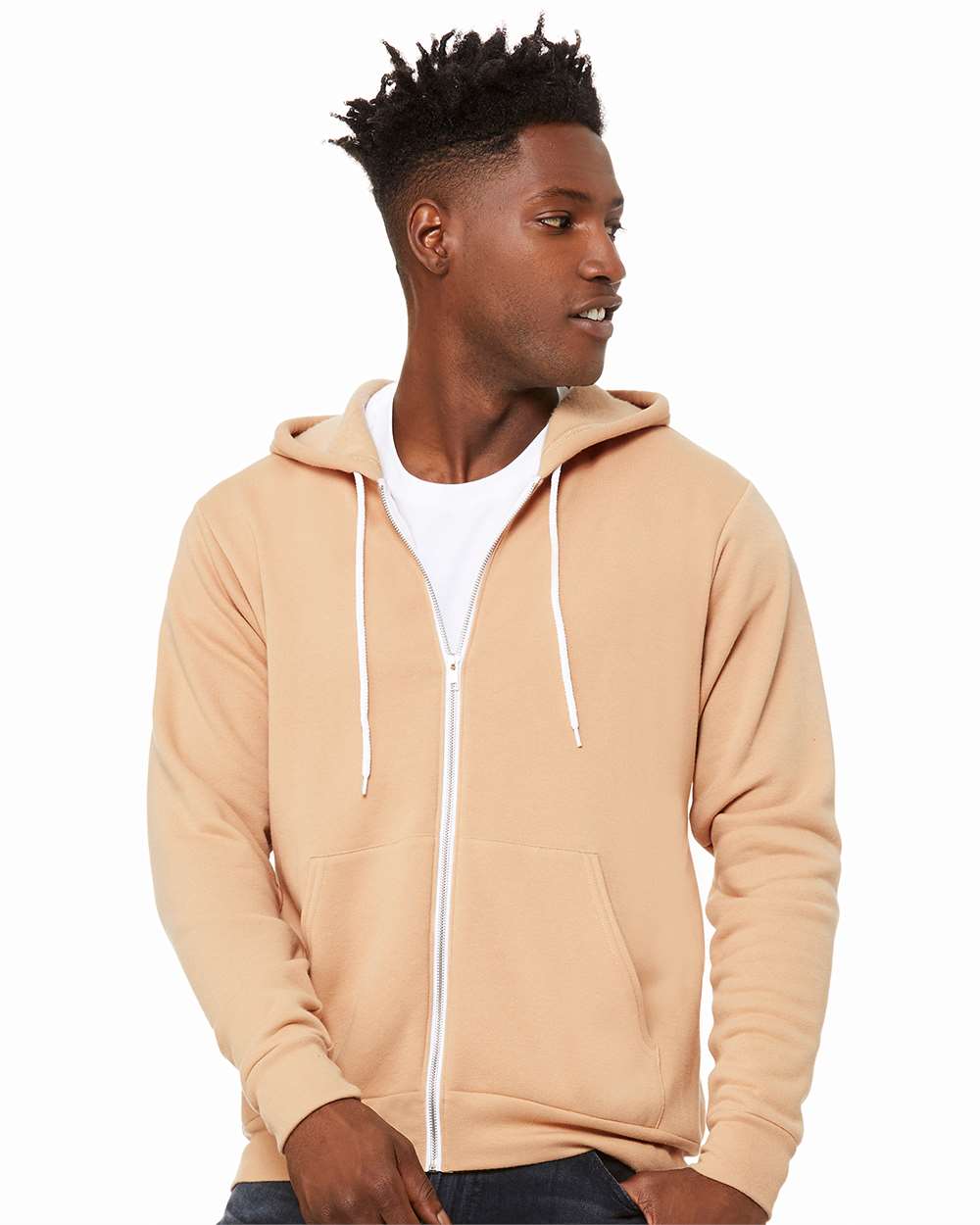 BELLA + CANVAS - Sponge Fleece Full-Zip Hoodie - 3739 - XS - 3XL