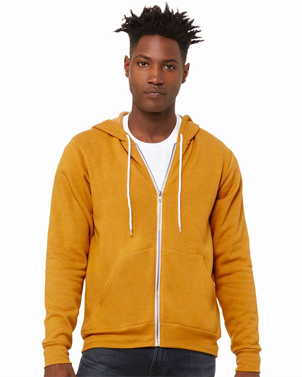 BELLA + CANVAS - Sponge Fleece Full-Zip Hoodie - 3739 - XS - 3XL