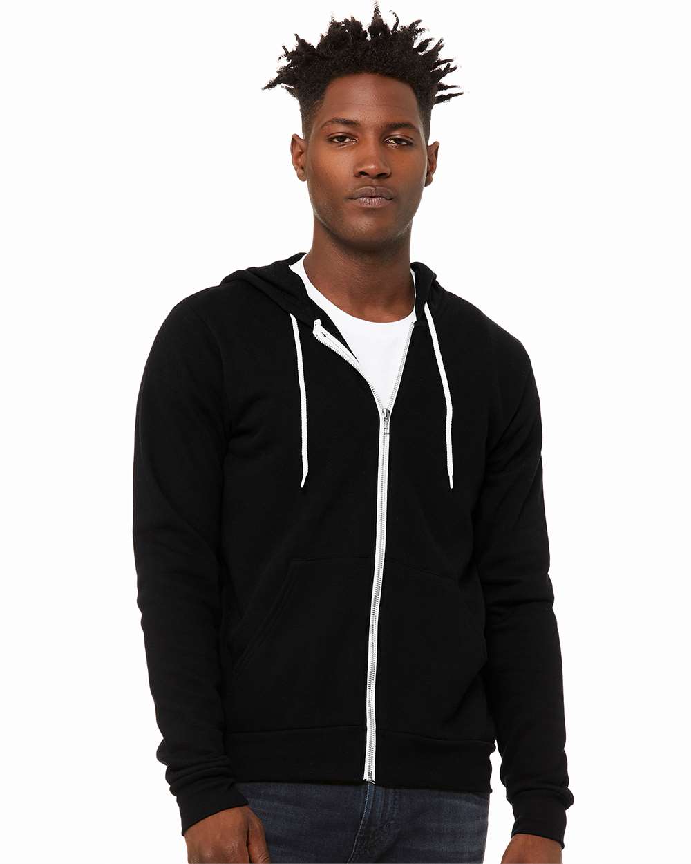 BELLA + CANVAS - Sponge Fleece Full-Zip Hoodie - 3739 - XS - 3XL