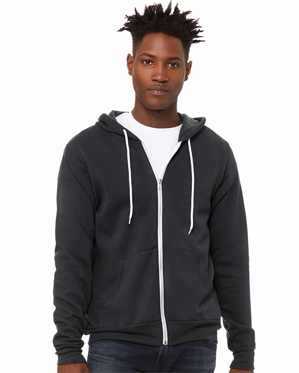 BELLA + CANVAS - Sponge Fleece Full-Zip Hoodie - 3739 - XS - 3XL