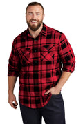 W668 Port Authority Plaid Flannel Shirt