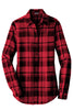 LW668 Port Authority® Ladies Plaid Flannel Tunic