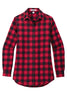 LW668 Port Authority® Ladies Plaid Flannel Tunic