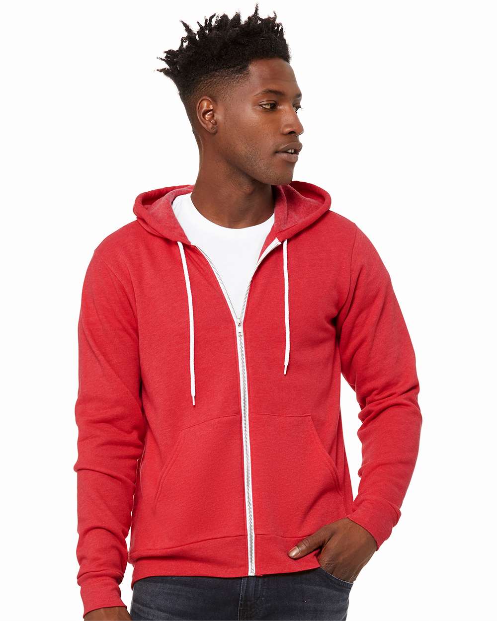 BELLA + CANVAS - Sponge Fleece Full-Zip Hoodie - 3739 - XS - 3XL