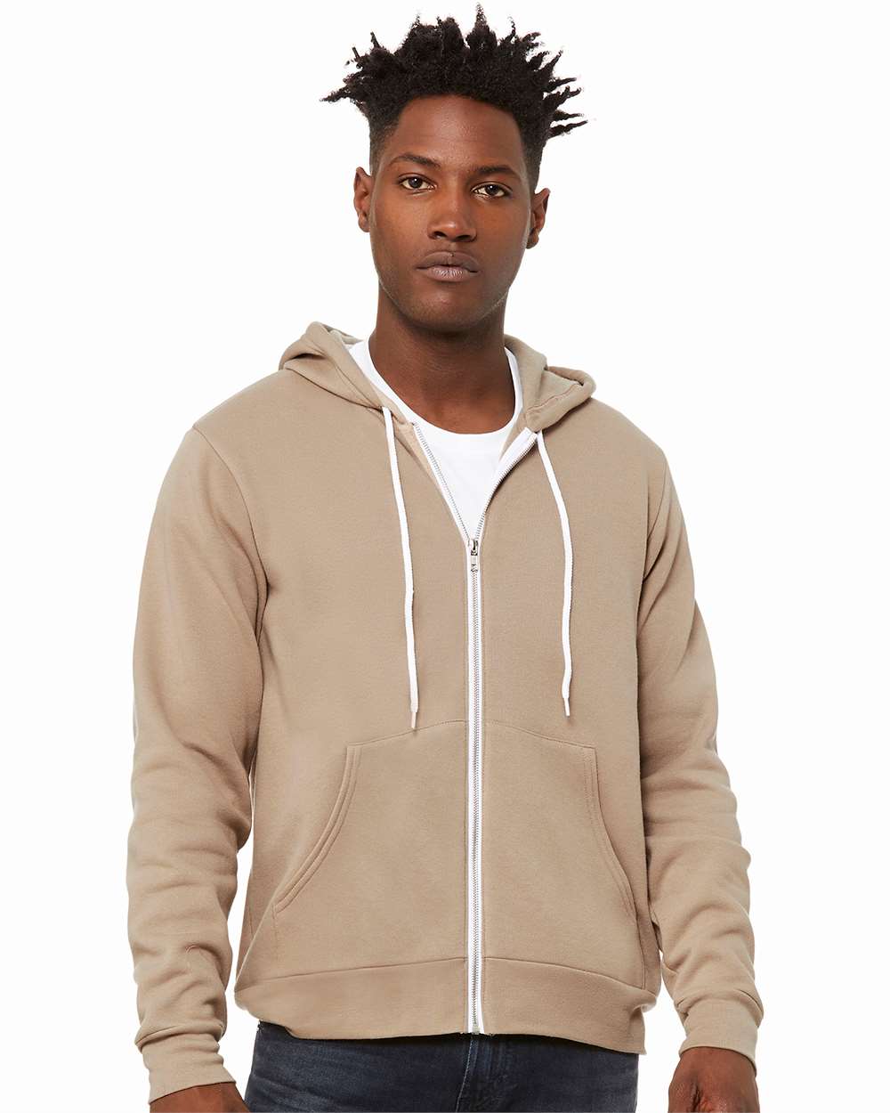 BELLA + CANVAS - Sponge Fleece Full-Zip Hoodie - 3739 - XS - 3XL