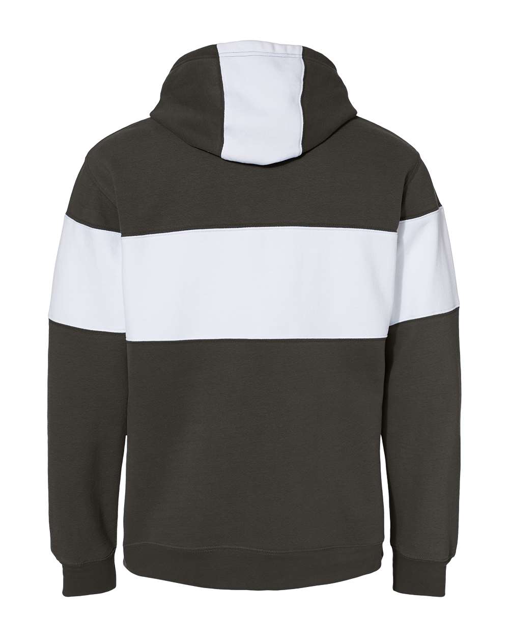 J. America - Varsity Fleece Colorblocked Hooded Sweatshirt - 8644