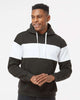 J. America - Varsity Fleece Colorblocked Hooded Sweatshirt - 8644