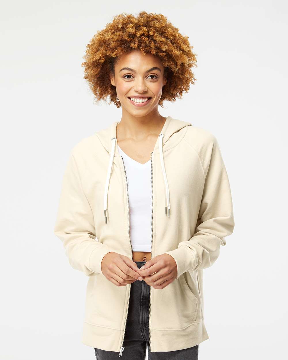 Independent Trading Co. - Icon Lightweight Loopback Terry Full-Zip Hooded Sweatshirt - SS1000Z