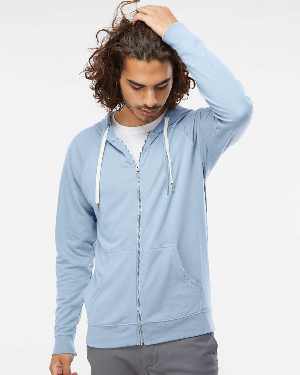 Independent Trading Co. - Icon Lightweight Loopback Terry Full-Zip Hooded Sweatshirt - SS1000Z