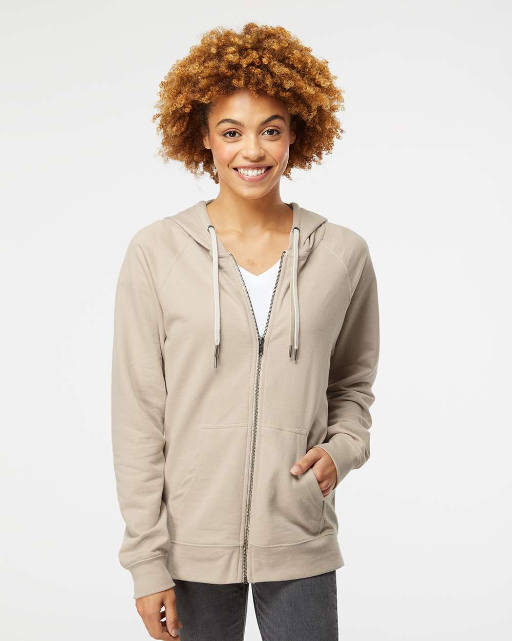 Independent Trading Co. - Icon Lightweight Loopback Terry Full-Zip Hooded Sweatshirt - SS1000Z
