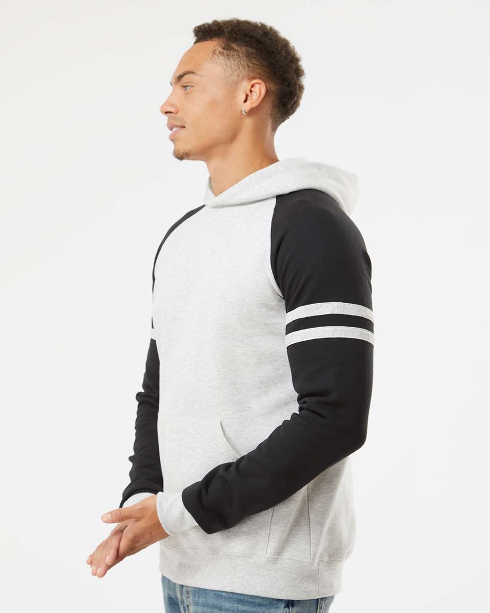 JERZEES - Nublend® Varsity Colorblocked Raglan Hooded Sweatshirt - 97CR