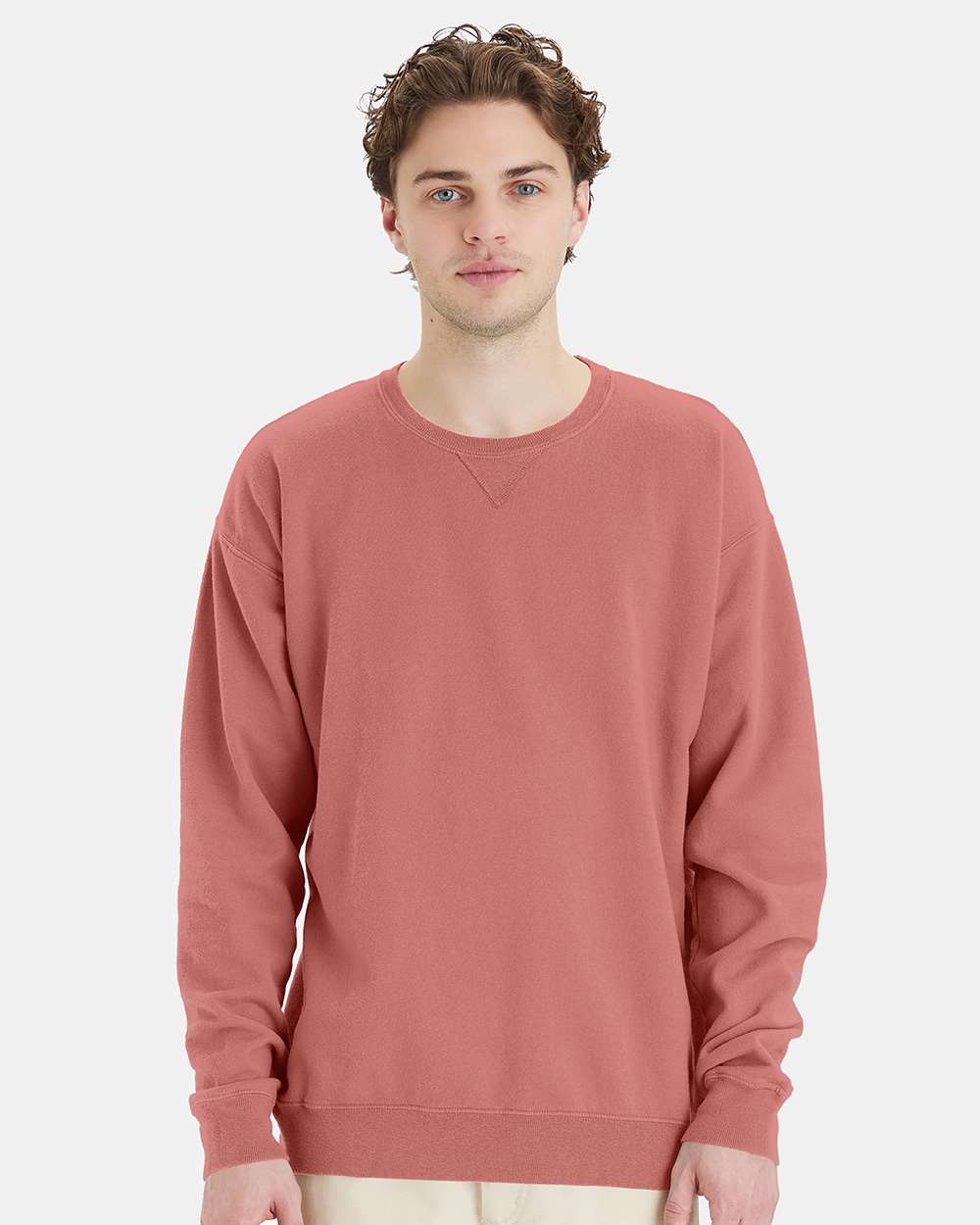 ComfortWash by Hanes - Garment-Dyed Crewneck Sweatshirt - GDH400 - S - 3XL