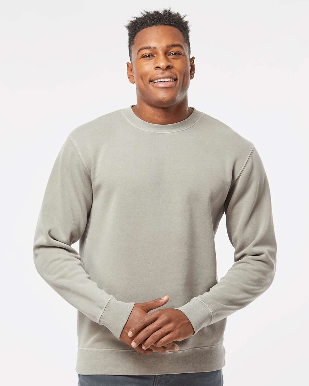 Independent Trading Co. - Midweight Pigment-Dyed Crewneck Sweatshirt - PRM3500 - XS - 3XL