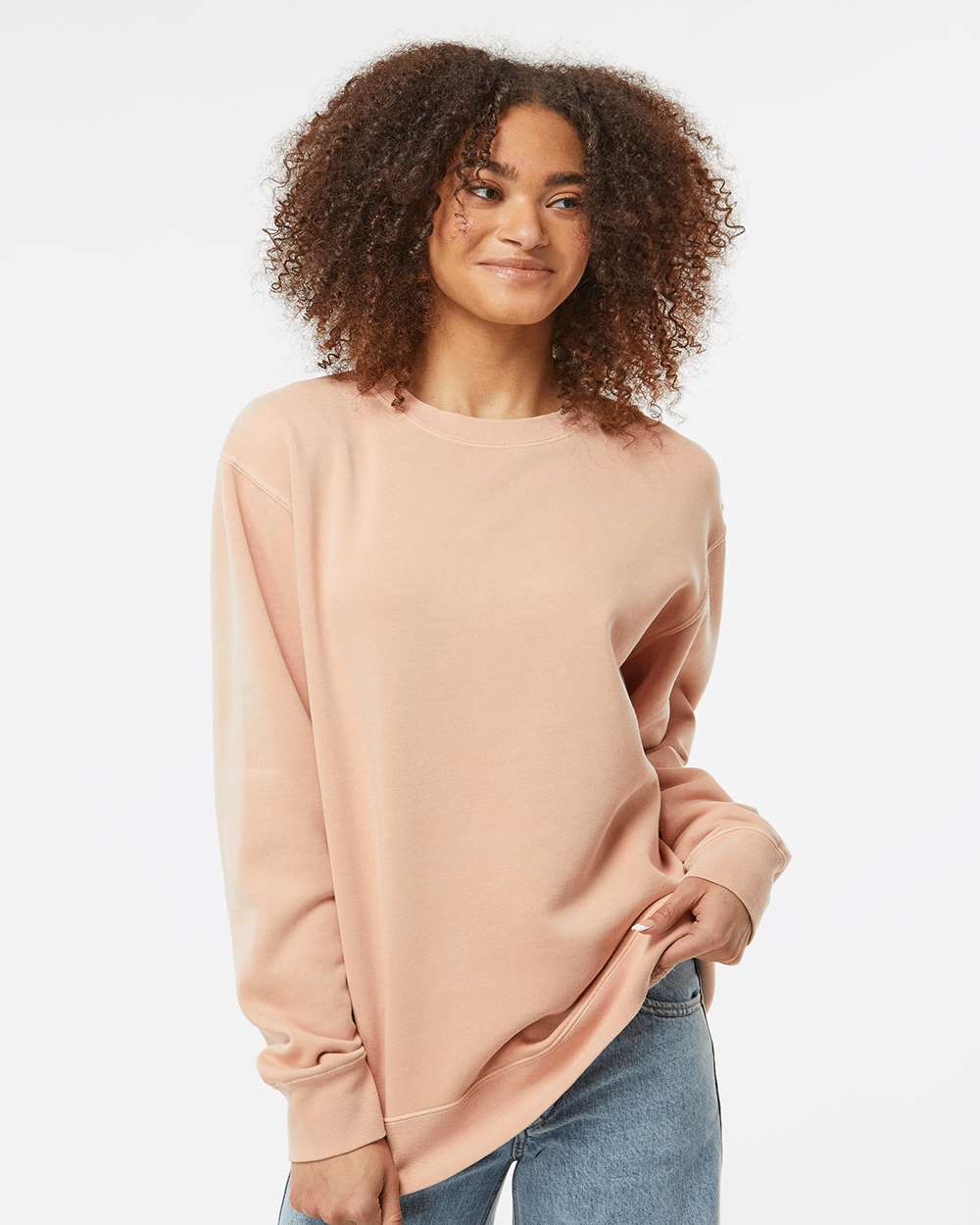 Independent Trading Co. - Midweight Pigment-Dyed Crewneck Sweatshirt - PRM3500 - XS - 3XL