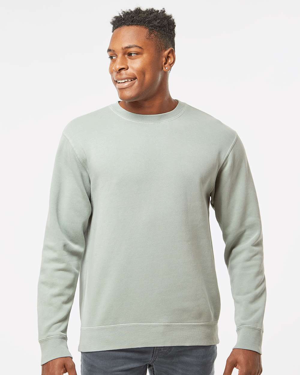 Independent Trading Co. - Midweight Pigment-Dyed Crewneck Sweatshirt - PRM3500 - XS - 3XL