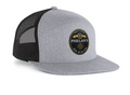 Pacific Headwear Heather 6-Panel Arch Trucker Snapback Cap P710
