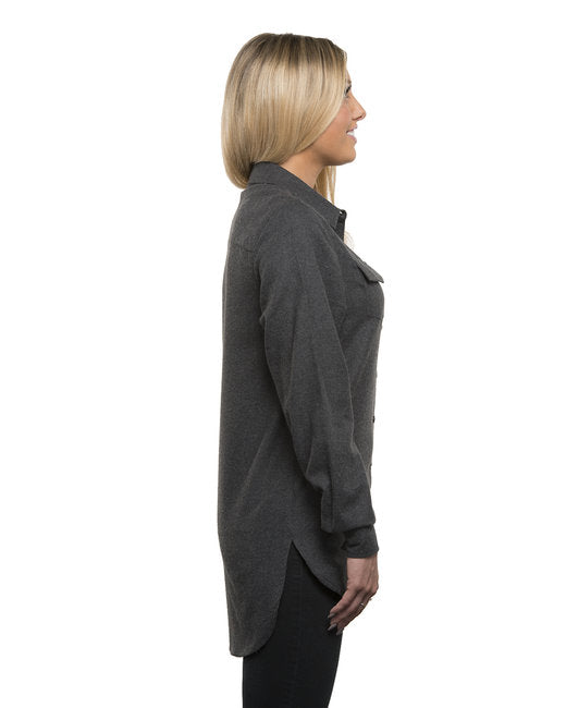 B5200 Burnside Ladies' Solid Flannel Shirt