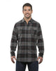 B8210 Burnside Men's Plaid Flannel Shirt - S - 3XL