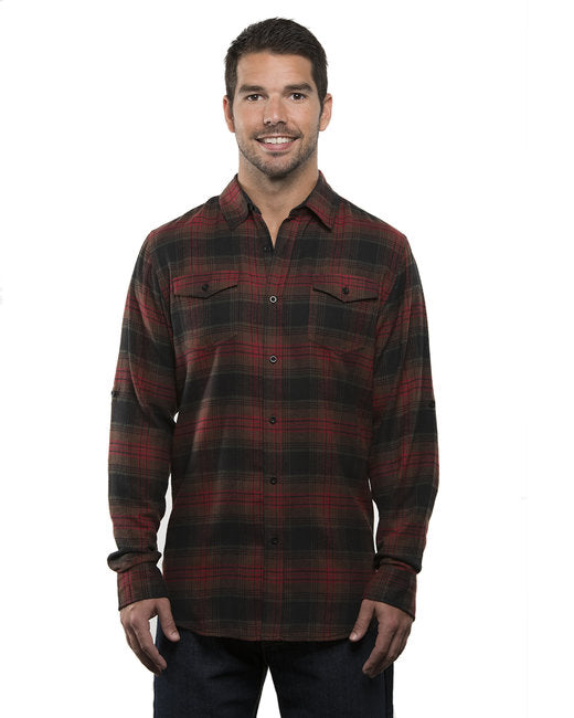 B8210 Burnside Men's Plaid Flannel Shirt - S - 3XL