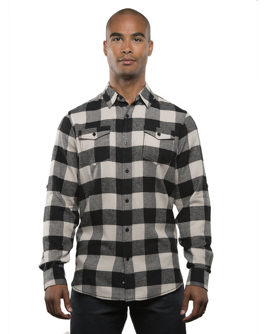 B8210 Burnside Men's Plaid Flannel Shirt - S - 3XL
