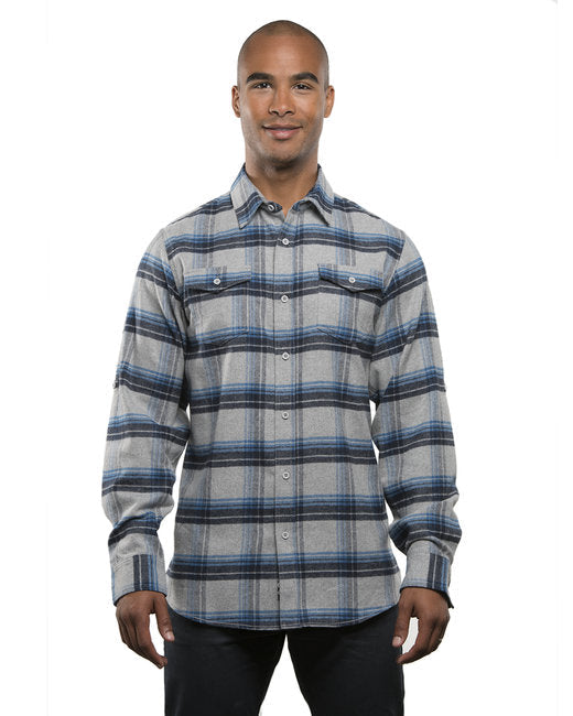 B8210 Burnside Men's Plaid Flannel Shirt - S - 3XL
