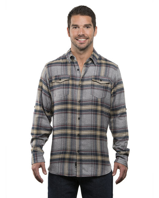 B8210 Burnside Men's Plaid Flannel Shirt - S - 3XL