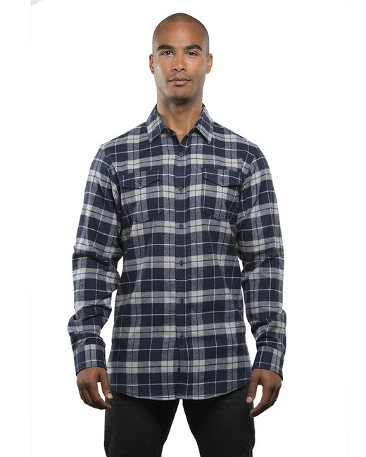 B8210 Burnside Men's Plaid Flannel Shirt - S - 3XL