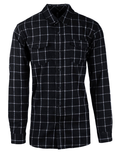 B8210 Burnside Men's Plaid Flannel Shirt - S - 3XL