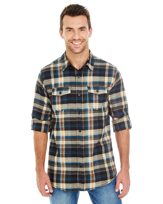 B8210 Burnside Men's Plaid Flannel Shirt - S - 3XL