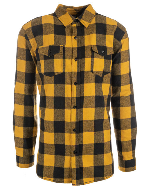 B8210 Burnside Men's Plaid Flannel Shirt - S - 3XL