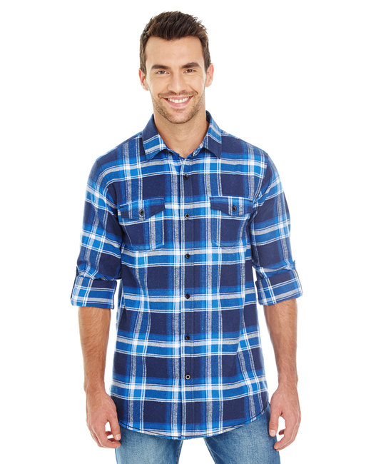B8210 Burnside Men's Plaid Flannel Shirt - S - 3XL
