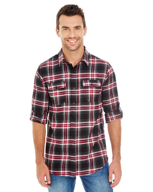 B8210 Burnside Men's Plaid Flannel Shirt - S - 3XL
