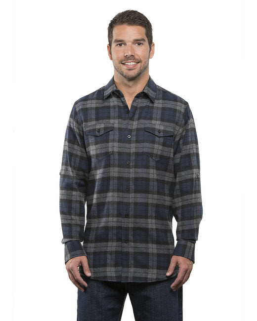 B8210 Burnside Men's Plaid Flannel Shirt - S - 3XL