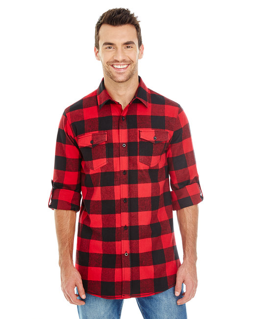 B8210 Burnside Men's Plaid Flannel Shirt - S - 3XL
