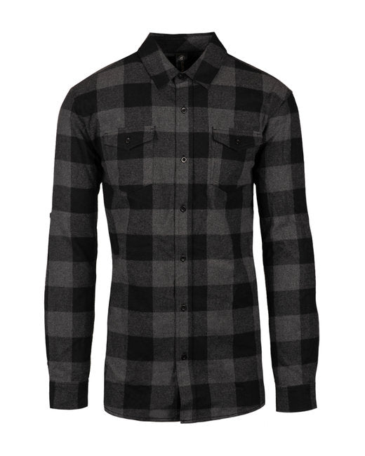B8210 Burnside Men's Plaid Flannel Shirt - S - 3XL