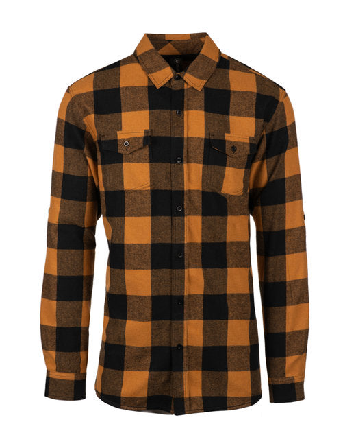 B8210 Burnside Men's Plaid Flannel Shirt - S - 3XL